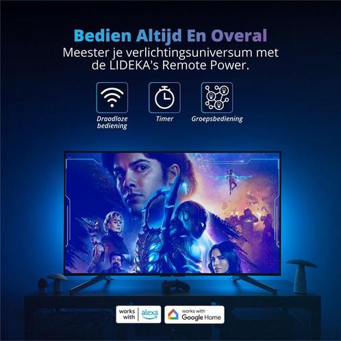 Lideka - TV USB LED Strip 2 Meter RGB - met, Huis en Inrichting, Lampen | Overige, Nieuw, Ophalen of Verzenden