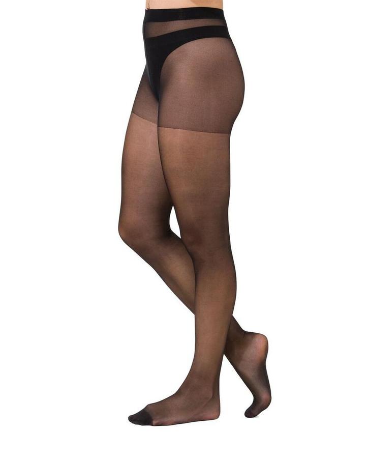 HEMA Pantys glans transparant 20 denier - 4 stuks zwart, Kleding | Dames, Leggings, Maillots en Panty's, Nieuw, Verzenden