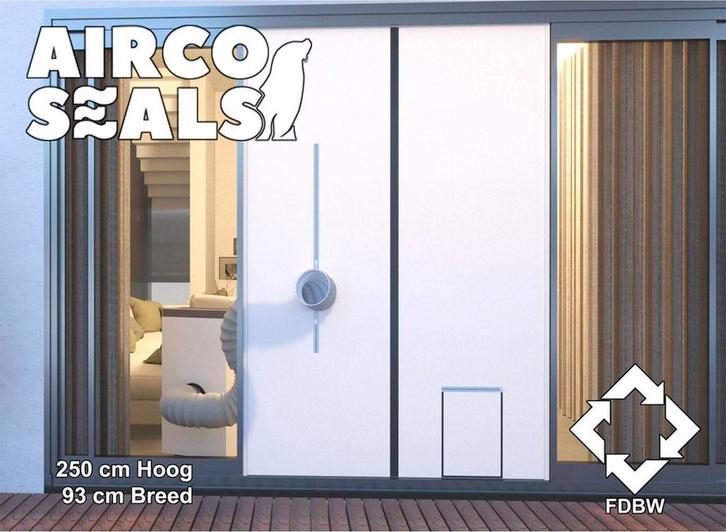 FDBW - Airco Deurafdichtingskit - 93 x 235 cm - Met Luxe, Witgoed en Apparatuur, Airco's, Nieuw, Verzenden