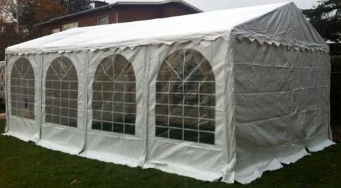 Professionele Partytent PVC 5x8x2,6 mtr in Wit (5x8 meter), Tuin en Terras, Partytenten, Partytent, Nieuw, 2 meter of meer, Verzenden