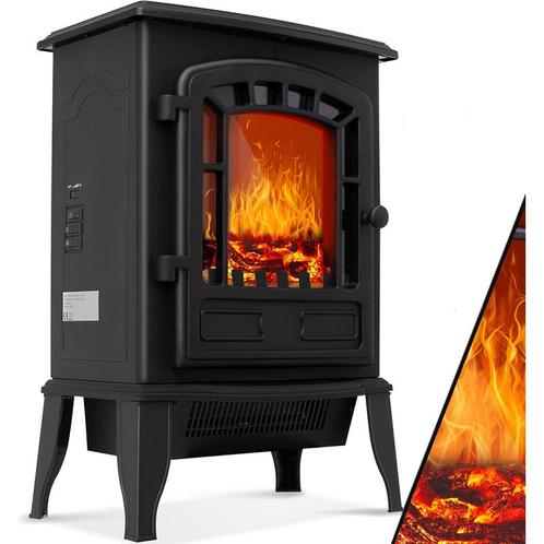 Elektrische haard met ventilatorkachel - maximaal 2000W -, Doe-het-zelf en Verbouw, Verwarming en Radiatoren, Verzenden
