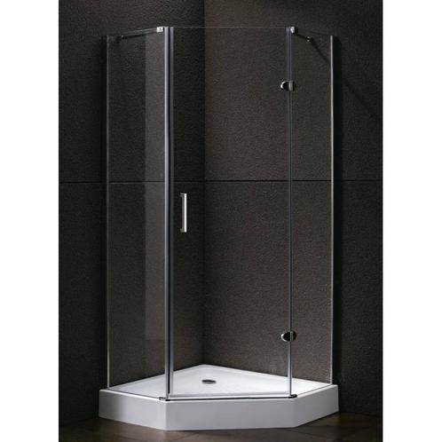 Douchecabine Vijfhoek 100X100 Bromo. Helder Glas (Badkamer), Doe-het-zelf en Verbouw, Sanitair, Nieuw, Ophalen of Verzenden