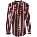 Dante 6 • bruin gestreepte satijnen blouse • 40 (4), Bruin, Verzenden, Nieuw, Maat 38/40 (M)