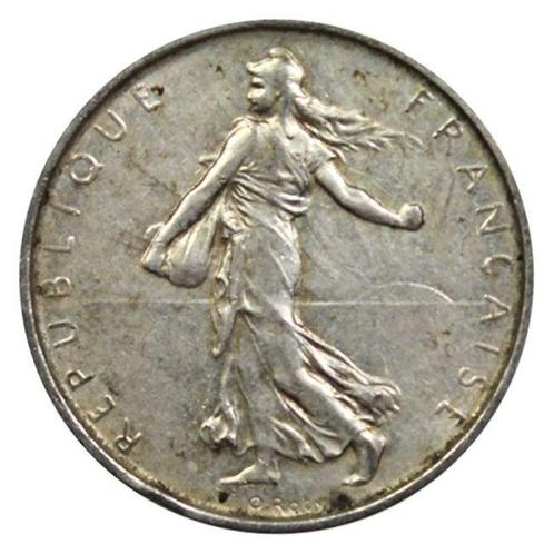Frankrijk. 3 x France 5 Francs Silver Semeuse Coin 1959-1969, Postzegels en Munten, Edelmetalen en Baren