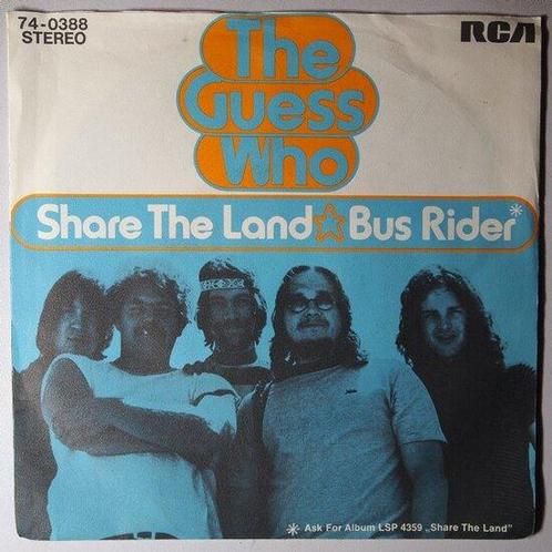 Guess Who, The - Share the land - Single, Cd's en Dvd's, Vinyl Singles, Single, Gebruikt, 7 inch, Pop
