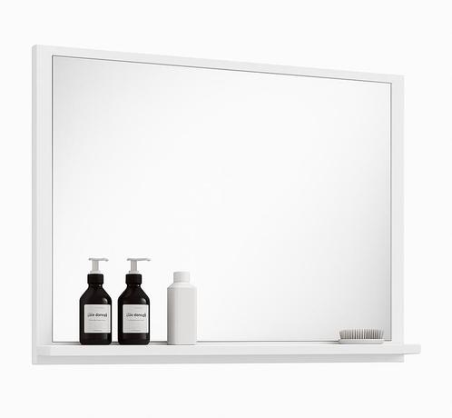 Badkamerspiegel Montreal 60 x 12 x 50 cm Wit, Huis en Inrichting, Badkamer | Badkamermeubels, Nieuw, Overige typen, Verzenden