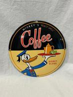 Emaille bord - Coffee Donald Duck - Emaille, Verzamelen, Nieuw