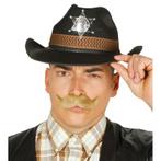 Western Sheriff hoed zwart voor mannen - Cowboyhoeden, Nieuw, Verzenden