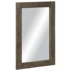 vidaXL Badkamerspiegel 50x3x70 cm massief mangohout grijs, Verzenden, Nieuw