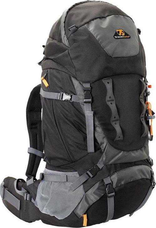 Backpack Travelsafe Escape 55 ltr - Zwart (Backpacks), Sieraden, Tassen en Uiterlijk, Tassen | Rugtassen, Nieuw, Verzenden