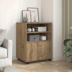 vidaXL Rolkast 60x48x81 cm bewerkt hout artisanaal, Huis en Inrichting, Kasten | Roldeurkasten en Archiefkasten, Verzenden, Nieuw