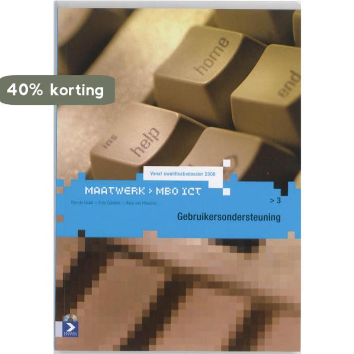 Gebruikersondersteuning niveau 3 / MBO-ICT reeks F. Gubbels, Boeken, Schoolboeken, Gelezen, Verzenden