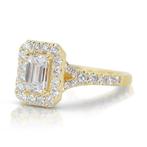 Ring - 18 karaat Geel goud - 1.83ct. tw. Diamant, Nieuw
