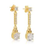 Oorbellen - 18 karaat Geel goud - 3.74ct. tw. Diamant, Nieuw