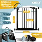 KIDIZ® Traphekje zonder boren - Veiligheidshekje - 74-87cm -, Verzenden, Nieuw
