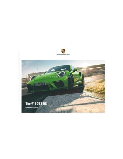 2020 PORSCHE 911 GT3 RS HARDCOVER BROCHURE ENGELS, Boeken, Auto's | Folders en Tijdschriften, Porsche