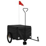 Fietstrailer 45kg Zwart - Tweedekansje: Krachtpatsers Kor..., Bagagekar, Nieuw, Ophalen of Verzenden, 40 tot 60 kg
