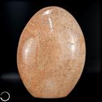 Zeldzame perzikmaansteen sprankelend Vrije vorm- 1512.75 g
