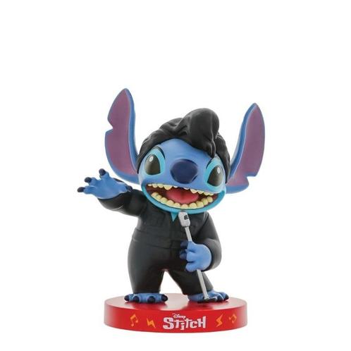 Stitch Black Leather Elvis 18 cm, Verzamelen, Disney, Nieuw, Ophalen of Verzenden