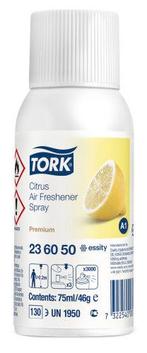 Tork Premium luchtverfrisser Citrus, 12 x 75 ml, Verzenden