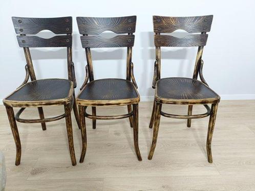 Thonet - Michael Thonet - Eetkamerstoel (3) - 211 - Hout, Antiek en Kunst, Kunst | Designobjecten