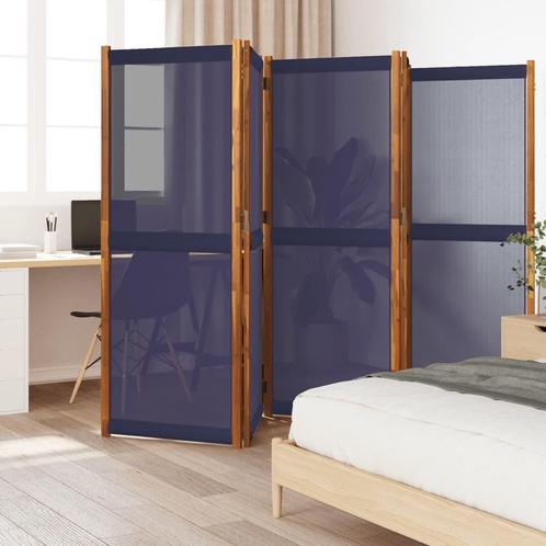 Kamerscherm Met 5 Panelen Donkerblauw 350 x 180 cm, Huis en Inrichting, Woonaccessoires | Kamerschermen, Verzenden