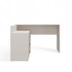 Hoekbureau creme met lades Creme (Kantoor), Huis en Inrichting, Bureaus, Verzenden, Nieuw