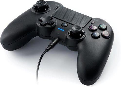 Officiele Draadloze Nacon PS4 Controller - Zwart, Spelcomputers en Games, Spelcomputers | Overige Accessoires, Verzenden