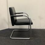 Tweedehands vitra Visasoft Visavis vergaderstoelen, zwart, Huis en Inrichting, Stoelen, Gebruikt, Zwart, Leer, Ophalen of Verzenden
