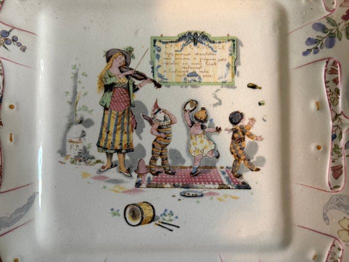 Sarreguemines - Alain Richard - Wandbord - Keramiek, Antiek en Kunst, Antiek | Glas en Kristal