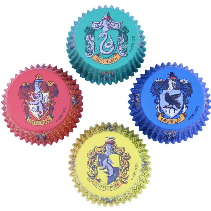 PME Harry Potter Huizen Cupcake Vormpjes Ø52mm 60st., Hobby en Vrije tijd, Taarten en Cupcakes maken, Nieuw, Verzenden