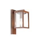 Industriële buiten wandlantaarn roestbruin IP44 - Charlois, Verzenden, Nieuw, Aluminium