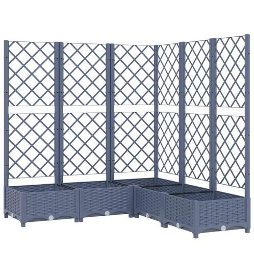 Plantenbak met Latwerk 120cm | Retourdeal | 41% Korting!, Tuin en Terras, Bloembakken en Plantenbakken, 60 cm of meer, 100 cm of meer
