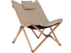 Bo-Camp Wembley - Relaxstoel - Luxe gepolsterd - Beige, Verzenden, Zo goed als nieuw