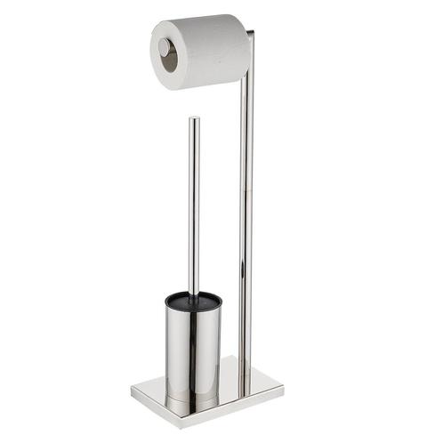 Toiletbutler met wc rolhouder en wc borstel met houder, Doe-het-zelf en Verbouw, Sanitair, Verzenden
