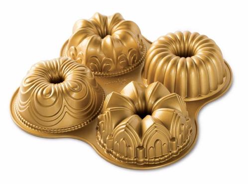 Nordic Ware Tulband Kwartet Bakvorm, Hobby en Vrije tijd, Taarten en Cupcakes maken, Nieuw, Verzenden