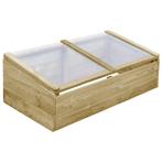 vidaXL Kas 100x50x35 cm geïmpregneerd grenenhout, Tuin en Terras, Verzenden, Nieuw