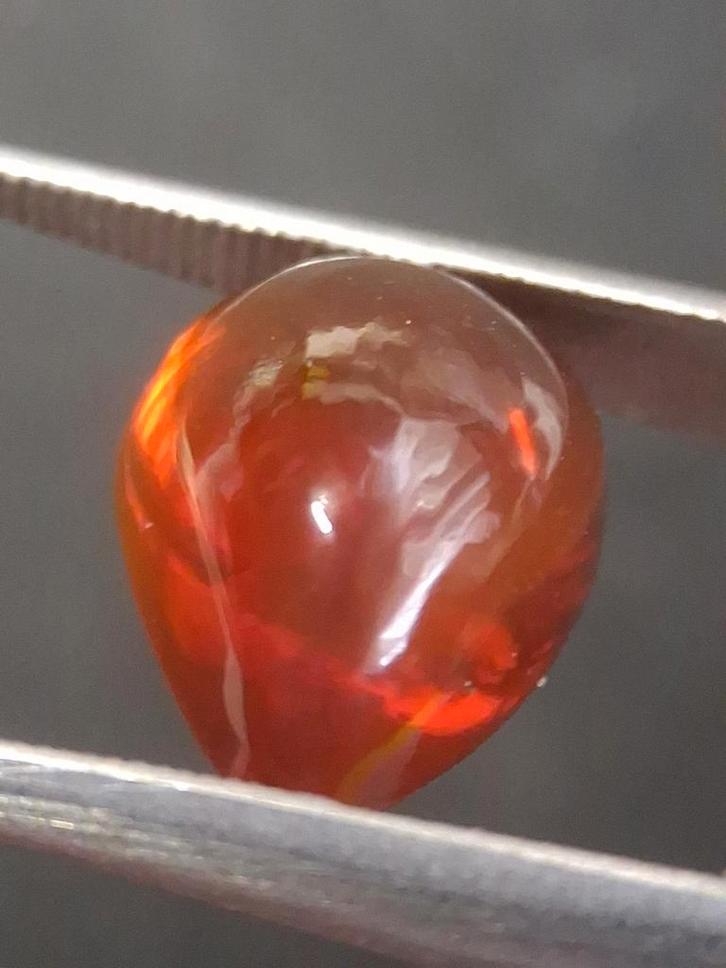 Natural Orange Crystal Opal - 2.82 ct - Fire Opal - Ethiopia, Sieraden, Tassen en Uiterlijk, Edelstenen, Nieuw, Verzenden