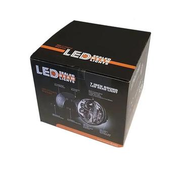 7 inch Led koplamp voor motor gekeurd van €249.= NU €124,50 beschikbaar voor biedingen