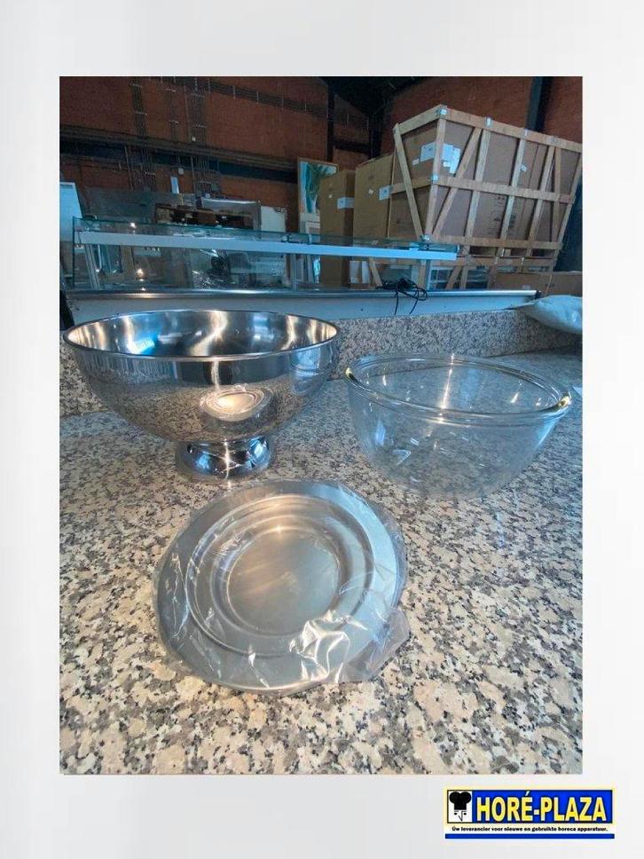 RVS yoghurt houder | gekoeld met ijsblokjes | Glazen Kom, Zakelijke goederen, Horeca | Keukenapparatuur, Nieuw in verpakking