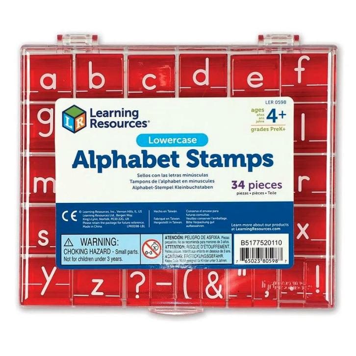 Learning Resources - Lowercase Alphabet Stamps, Kinderen en Baby's, Speelgoed | Overig