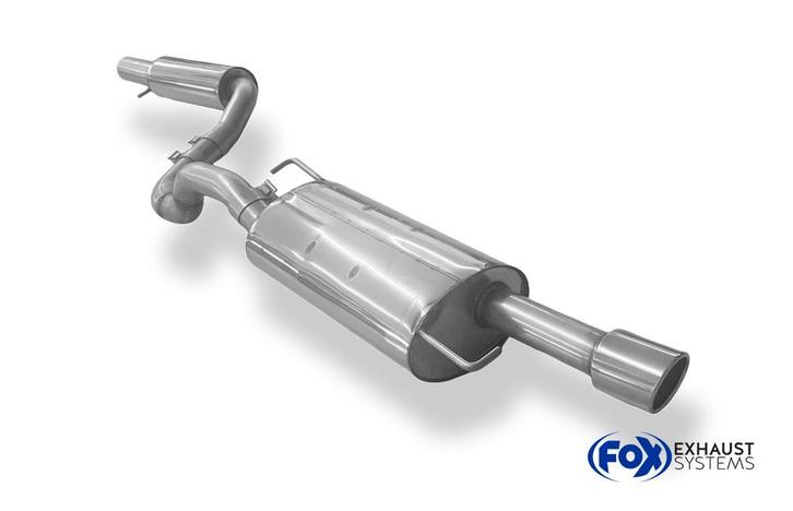 FOX VW Golf IV Jubi bumper, einddemper Ø63,5 en voordemper -, Auto-onderdelen, Uitlaatsystemen, Nieuw, Verzenden