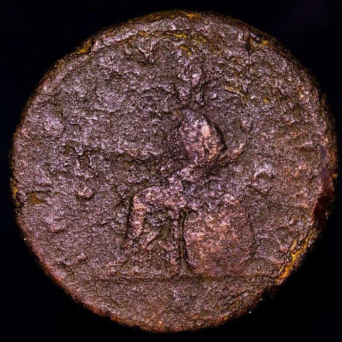 Romeinse Rijk. Marcus Aurelius (AD 161-180). Sestertius Rome, Postzegels en Munten, Munten | Europa | Niet-Euromunten