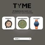 Tyme Wekker Analoog - Retro - Numeriek - Zonder Tikgeluid-, Huis en Inrichting, Woonaccessoires | Overige, Ophalen of Verzenden