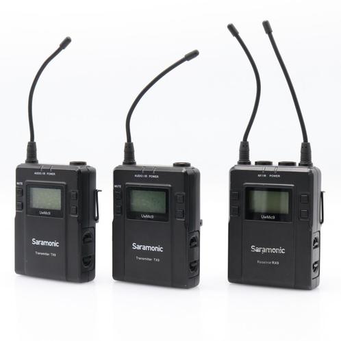 Saramonic UWMIC9 Draadloze Microfoon Standaard Kit, Audio, Tv en Foto, Fotocamera's Digitaal, Gebruikt, Overige Merken, Verzenden