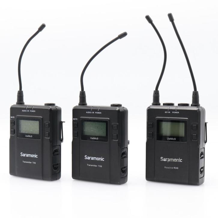 Saramonic UWMIC9 Draadloze Microfoon Standaard Kit, Audio, Tv en Foto, Fotocamera's Digitaal, Gebruikt, Overige Merken, Verzenden