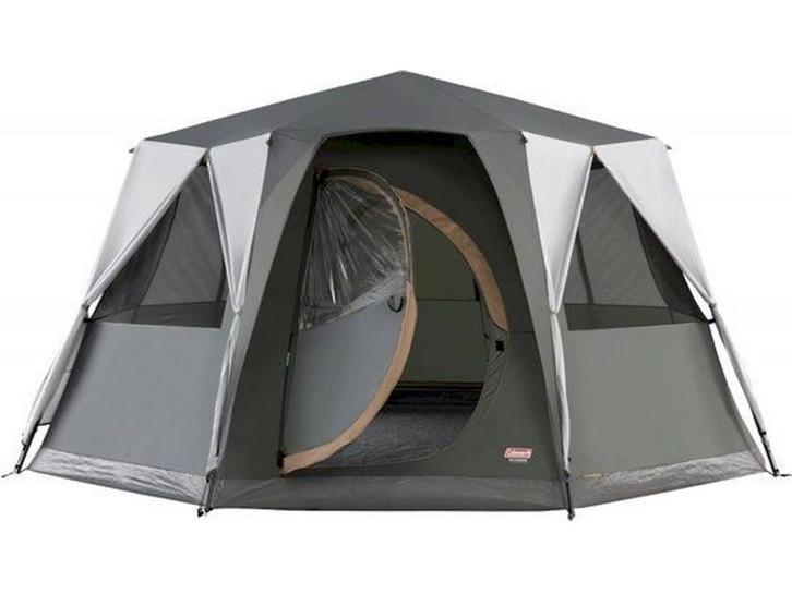 Coleman Octagon BlackOut 8 - 8 persoons tent met 360 view -, Caravans en Kamperen, Tenten, Zo goed als nieuw, Verzenden