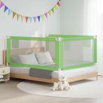 vidaXL Bedhekje peuter 180x25 cm stof groen, Verzenden, Nieuw