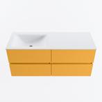 MONDIAZ VICA 120cm badmeubel onderkast Ocher 4 lades., Ophalen of Verzenden, Nieuw, Bad