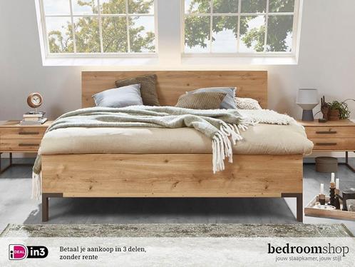 Bed Salerno - 5 kleuren - met/zonder hoofdbord - v.a. 489,-, Huis en Inrichting, Slaapkamer | Bedden, 160 cm, 200 cm, Overige kleuren